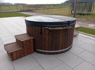 Grajewo ogłoszenia: Posiadam na sprzedaż balię ogrodową i z piecem zewnętrznym w... - zdjęcie