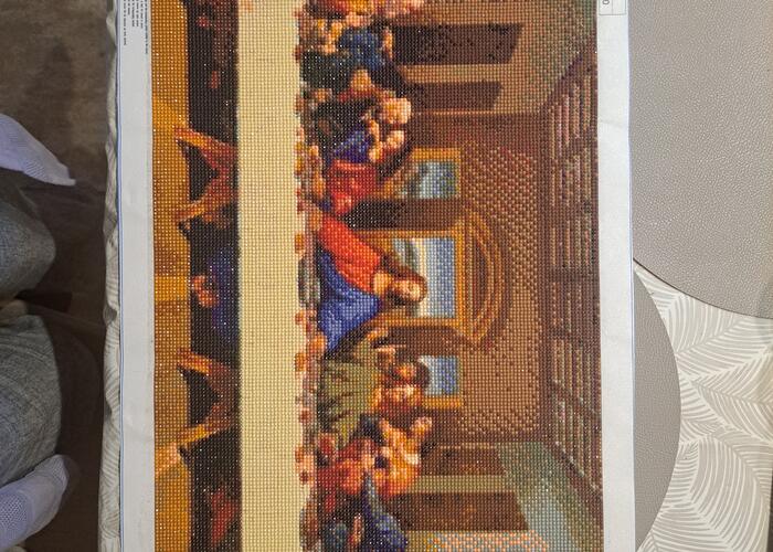 Grajewo ogłoszenia: Sprzedam obraz 40×80 wykonany metodą haft diamentowy. Nie...